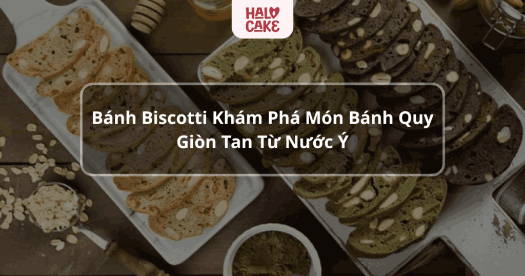 Bánh biscotti là loại bánh không những ngon mà còn đem lại nhiều lợi ích cho sức khỏe
