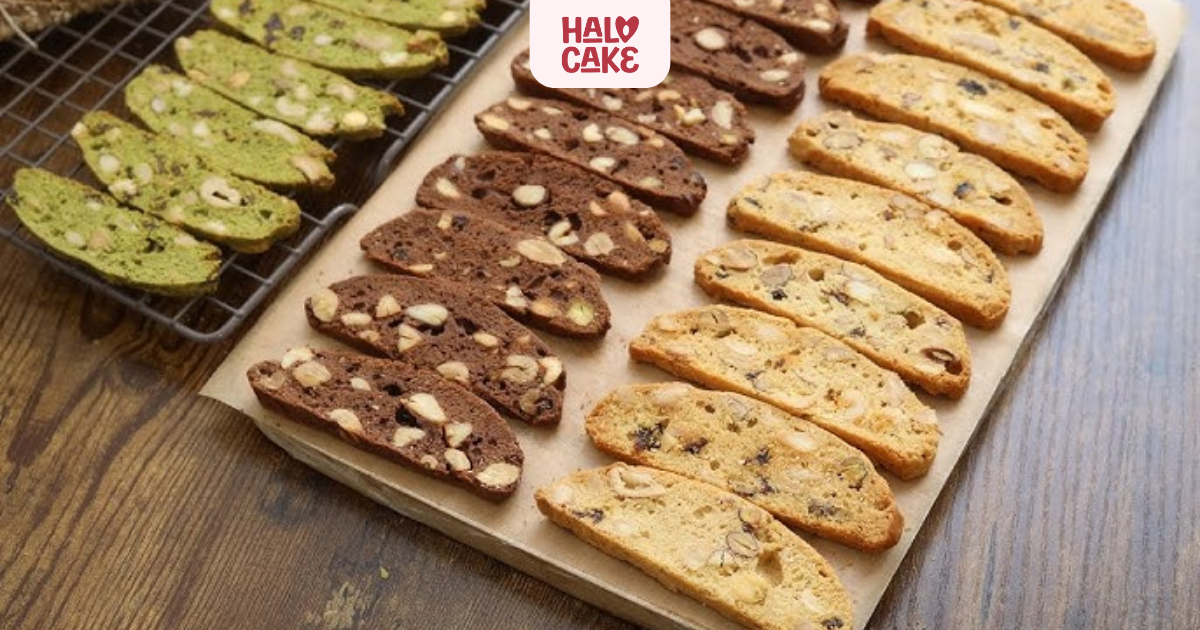 Bánh biscotti đậm phong cách ý