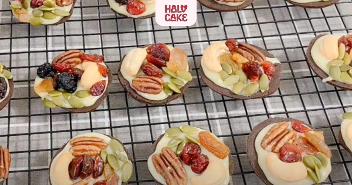 Bánh đồng xu mix hat healthy