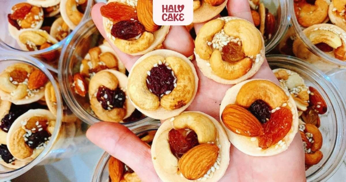 Bảo quản chọn lọc bánh đồng xu mix hạt