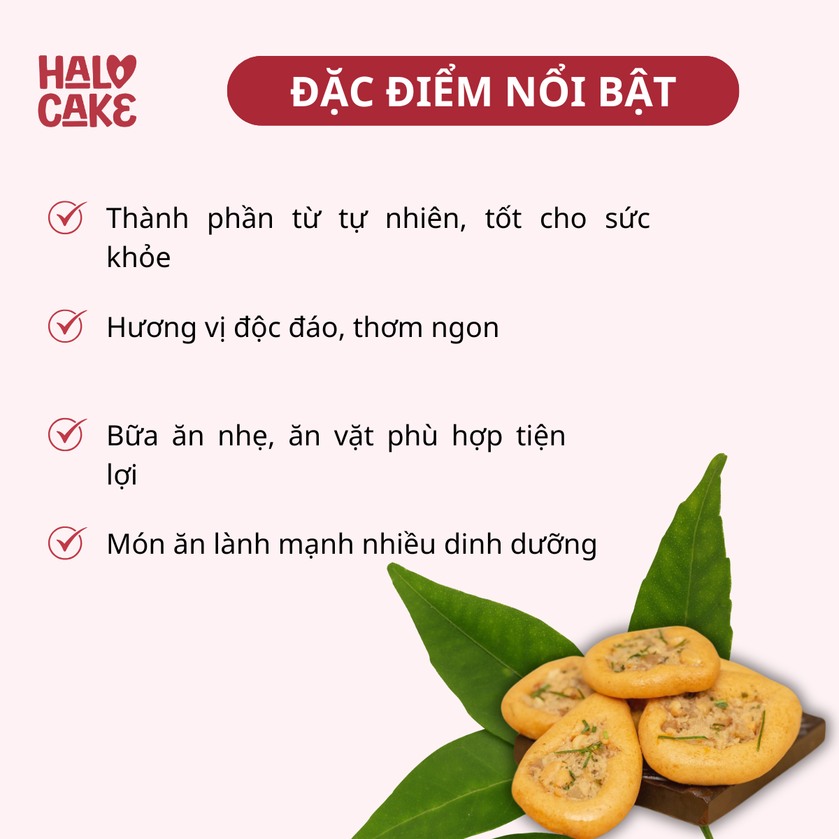 đặc điểm bánh chả lá chanh