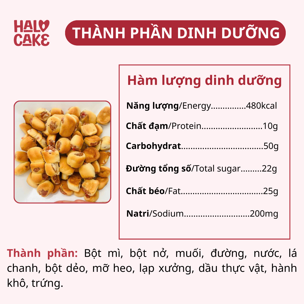 Thành phần dinh dưỡng